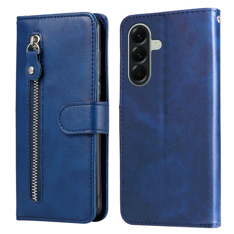 Custodia per telefono in pelle con cerniera e texture di vitello alla moda, For Galaxy A57 5G, For Galaxy A37 5G, For Galaxy A27 5G, For Galaxy A16 5G 4G / 5G / A26 / A17