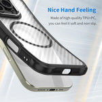 Custodia per telefono traslucida MagSafe con trama in fibra di carbonio, For Samsung Galaxy S25+ 5G, For Samsung Galaxy S25 Ultra 5G, For Samsung Galaxy S24 FE 5G, For Samsung Galaxy S24 Ultra 5G, For Samsung Galaxy S24+ 5G, For Samsung Galaxy S24 5G
