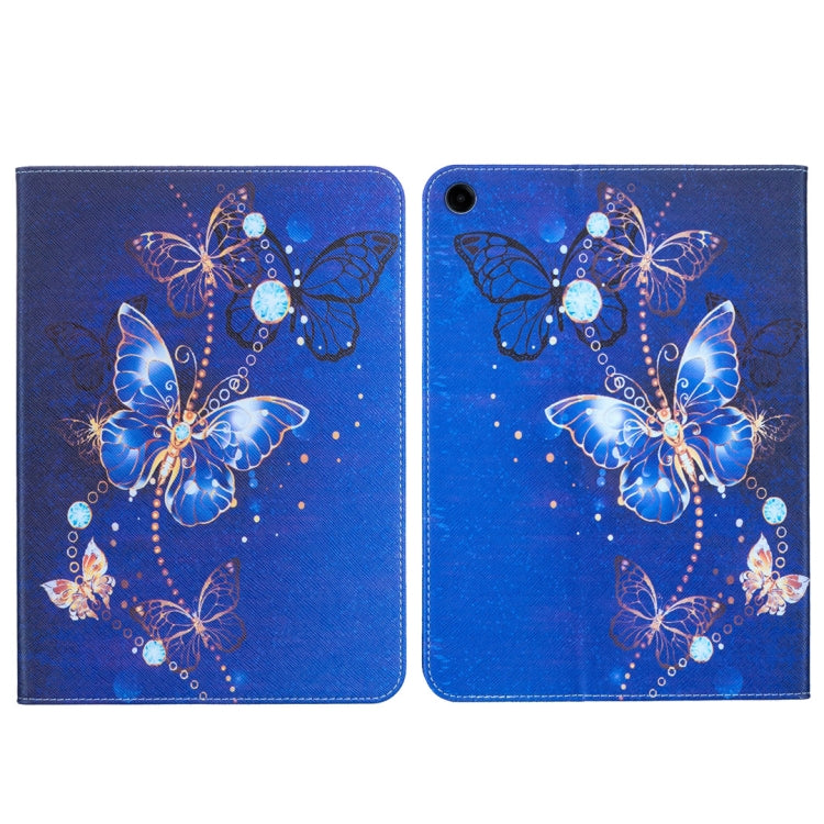 Custodia per tablet in pelle con disegno colorato, For Samsung Galaxy Tab A11+ / A9+, For Samsung Galaxy Tab A11 / A9, For Samsung Galaxy Tab S6 Lite 2024, For Samsung Galaxy Tab S9 / S9 FE