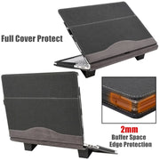 Custodia protettiva antiurto in pelle per laptop con supporto, For MicroSoft Surface Laptop 13.5 inch, For MicroSoft Surface Laptop 15 inch