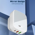 Caricabatterie LDNIO Q334 32W Tipo C doppia USB