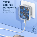 Caricabatterie LDNIO Q334 32W Tipo C doppia USB
