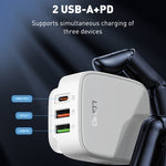 Caricabatterie LDNIO Q334 da 32W USB-C doppia porta