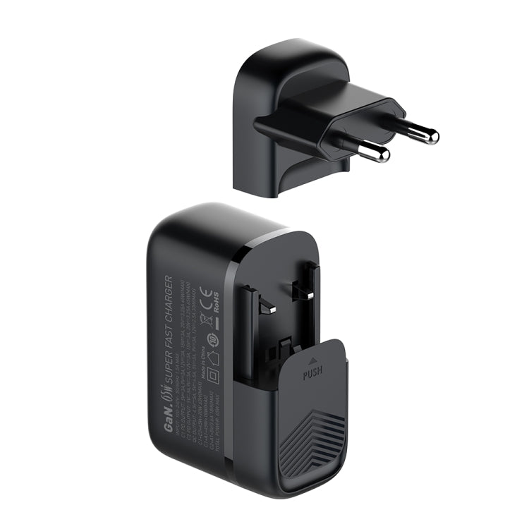 LDNIO Q366 Caricatore USB Type-C doppia porta 65W