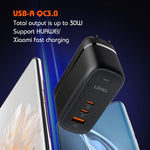 LDNIO Q366 Caricatore USB Type-C doppia porta 65W