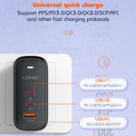 LDNIO Q366 Caricatore USB Type-C doppia porta 65W