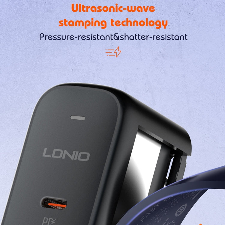 LDNIO Q366 Caricatore USB Type-C doppia porta 65W