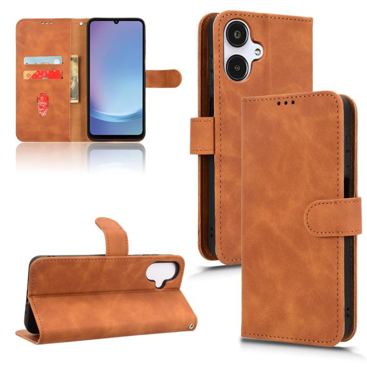 Custodia per telefono in pelle con chiusura magnetica Skin Feel, For Samsung Galaxy A25 5G SC-53F
