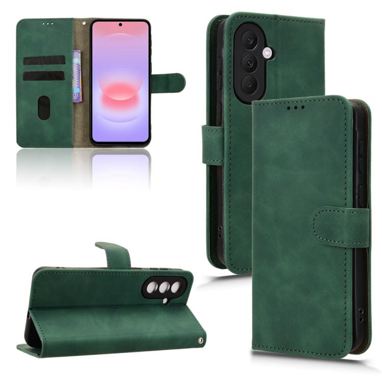 Custodia per telefono in pelle con chiusura magnetica Skin Feel, For Samsung Galaxy A27 5G, For Samsung Galaxy A36 5G, For Samsung Galaxy A16 5G, For Samsung Galaxy A06