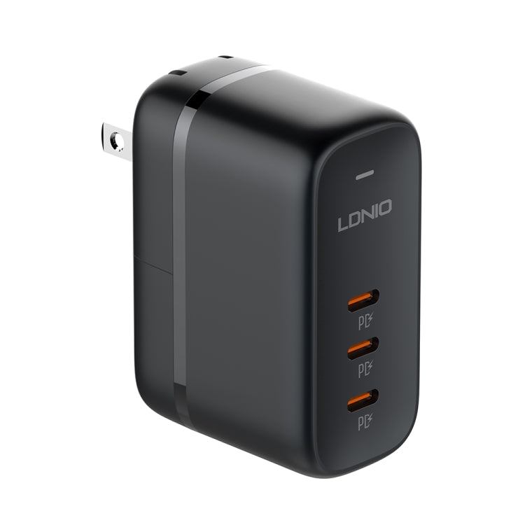 Caricabatterie USB-C GaN 65W LDNIO Q367 con cavo dati