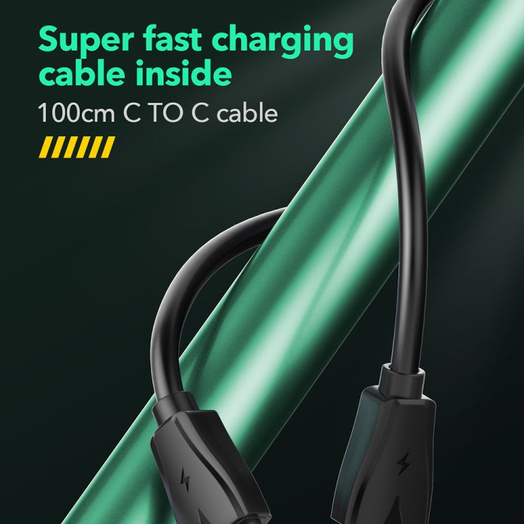 Caricabatterie USB-C GaN 65W LDNIO Q367 con cavo dati