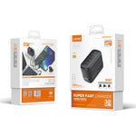 Caricabatterie USB-C GaN 65W LDNIO Q367 con cavo dati