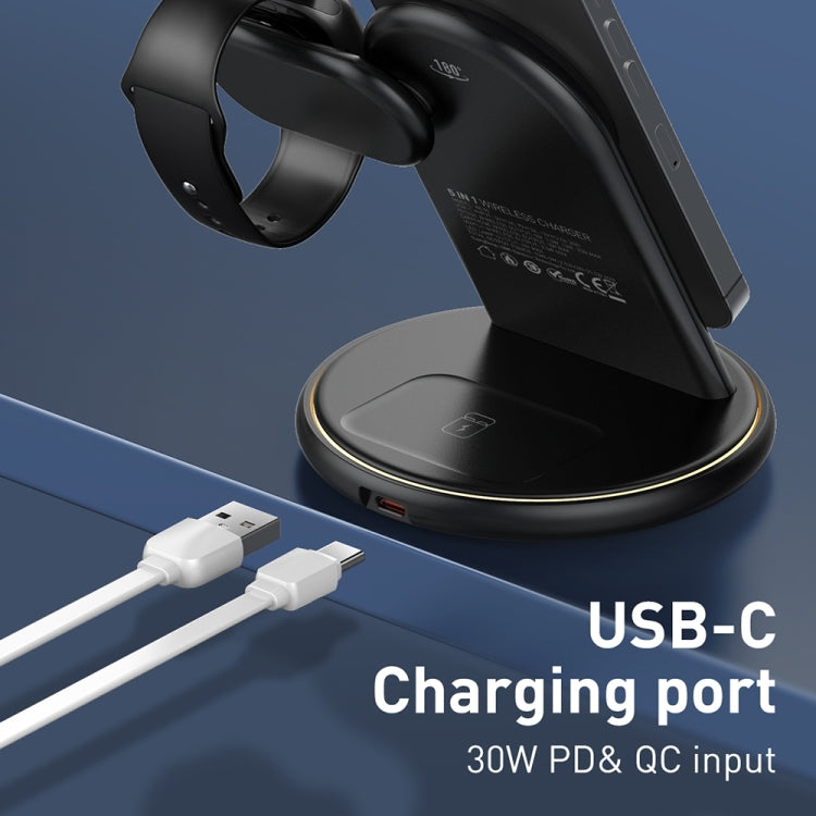 Caricabatterie wireless MagSafe 5 in 1 LDNIO 25,5W