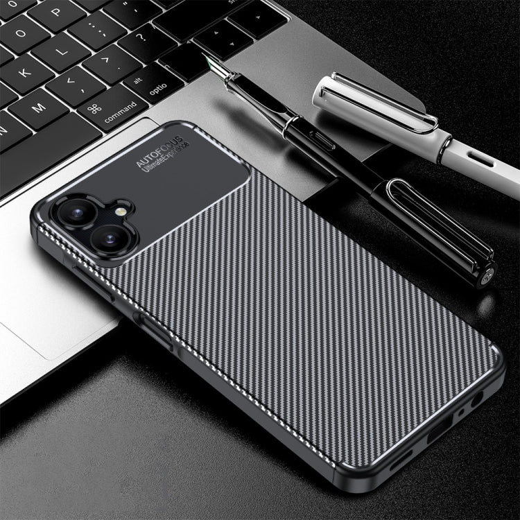 Custodia per telefono in TPU antiurto con trama in fibra di carbonio, For Samsung Galaxy A57 5G, For Samsung Galaxy A37 5G, For Samsung Galaxy A07 4G, For Samsung Galaxy A17 5G, For Samsung Galaxy A56 5G, For Samsung Galaxy A26 5G                      ...