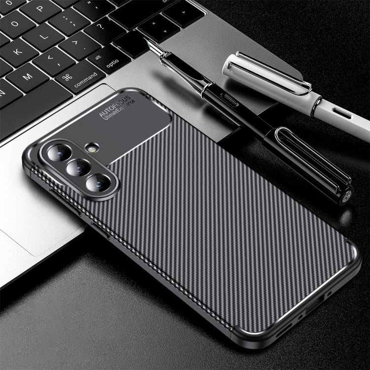 Custodia per telefono in TPU antiurto con trama in fibra di carbonio, For Samsung Galaxy A57 5G, For Samsung Galaxy A37 5G, For Samsung Galaxy A07 4G, For Samsung Galaxy A17 5G, For Samsung Galaxy A56 5G, For Samsung Galaxy A26 5G                      ...