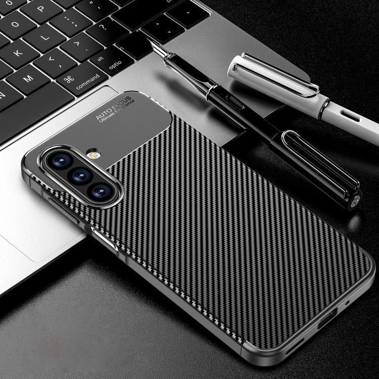 Custodia per telefono in TPU antiurto con trama in fibra di carbonio, For Samsung Galaxy A57 5G, For Samsung Galaxy A37 5G, For Samsung Galaxy A07 4G, For Samsung Galaxy A17 5G, For Samsung Galaxy A56 5G, For Samsung Galaxy A26 5G                      ...