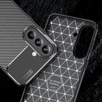 Custodia per telefono in TPU antiurto con trama in fibra di carbonio, For Samsung Galaxy A57 5G, For Samsung Galaxy A37 5G, For Samsung Galaxy A07 4G, For Samsung Galaxy A17 5G, For Samsung Galaxy A56 5G, For Samsung Galaxy A26 5G                      ...