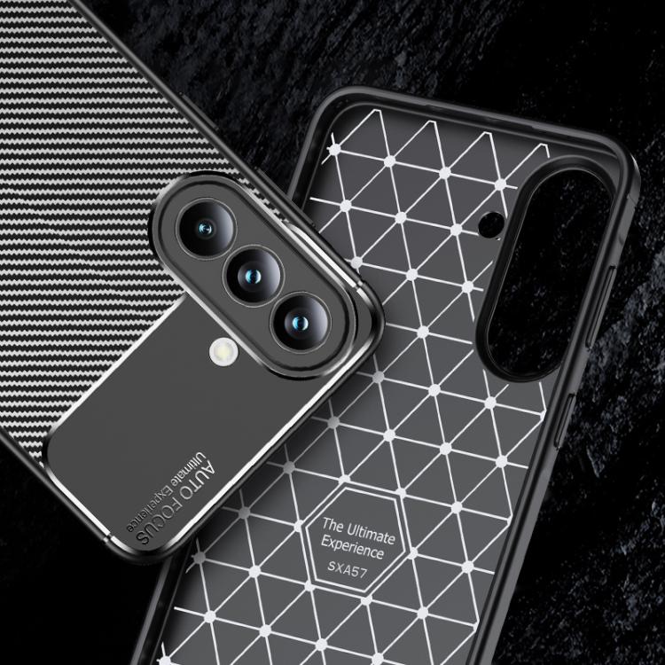 Custodia per telefono in TPU antiurto con trama in fibra di carbonio, For Samsung Galaxy A57 5G, For Samsung Galaxy A37 5G, For Samsung Galaxy A07 4G, For Samsung Galaxy A17 5G, For Samsung Galaxy A56 5G, For Samsung Galaxy A26 5G                      ...