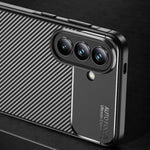Custodia per telefono in TPU antiurto con trama in fibra di carbonio, For Samsung Galaxy A57 5G, For Samsung Galaxy A37 5G, For Samsung Galaxy A07 4G, For Samsung Galaxy A17 5G, For Samsung Galaxy A56 5G, For Samsung Galaxy A26 5G                      ...