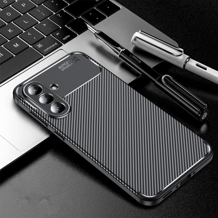 Custodia per telefono in TPU antiurto con trama in fibra di carbonio, For Samsung Galaxy A57 5G, For Samsung Galaxy A37 5G, For Samsung Galaxy A07 4G, For Samsung Galaxy A17 5G, For Samsung Galaxy A56 5G, For Samsung Galaxy A26 5G                      ...