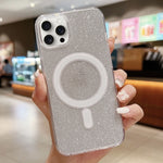 Custodia per telefono MagSafe in acrilico trasparente glitterato, For iPhone 14 Pro Max, For iPhone 13 Pro Max, For iPhone 13 Pro, For iPhone 13