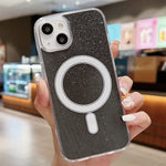 Custodia per telefono MagSafe in acrilico trasparente glitterato, For iPhone 14 Pro Max, For iPhone 13 Pro Max, For iPhone 13 Pro, For iPhone 13