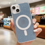 Custodia per telefono MagSafe in acrilico trasparente glitterato, For iPhone 14 Pro Max, For iPhone 13 Pro Max, For iPhone 13 Pro, For iPhone 13