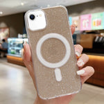Custodia per telefono MagSafe in acrilico trasparente glitterato, For iPhone 14 Pro Max, For iPhone 13 Pro Max, For iPhone 13 Pro, For iPhone 13