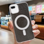 Custodia per telefono MagSafe in acrilico trasparente glitterato, For iPhone 8 Plus / 7 Plus