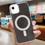 Custodia per telefono MagSafe in acrilico trasparente glitterato, For iPhone 11 Pro, For iPhone XS / X, For iPhone XR, For iPhone XS Max