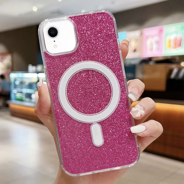 Custodia per telefono MagSafe in acrilico trasparente glitterato, For iPhone 11 Pro, For iPhone XS / X, For iPhone XR, For iPhone XS Max