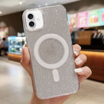 Custodia per telefono MagSafe in acrilico trasparente glitterato, For iPhone Air, For iPhone 16 Pro Max, For iPhone 16 Pro, For iPhone 16 Plus