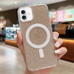Custodia per telefono MagSafe in acrilico trasparente glitterato, For iPhone Air, For iPhone 16 Pro Max, For iPhone 16 Pro, For iPhone 16 Plus