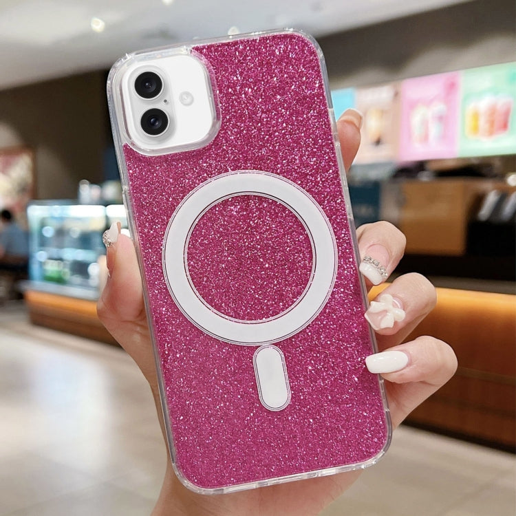 Custodia per telefono MagSafe in acrilico trasparente glitterato, For iPhone Air, For iPhone 16 Pro Max, For iPhone 16 Pro, For iPhone 16 Plus