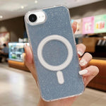 Custodia per telefono MagSafe in acrilico trasparente glitterato, For iPhone 17e / 16e, For iPhone 17 Pro Max, For iPhone 17 Pro, For iPhone 17