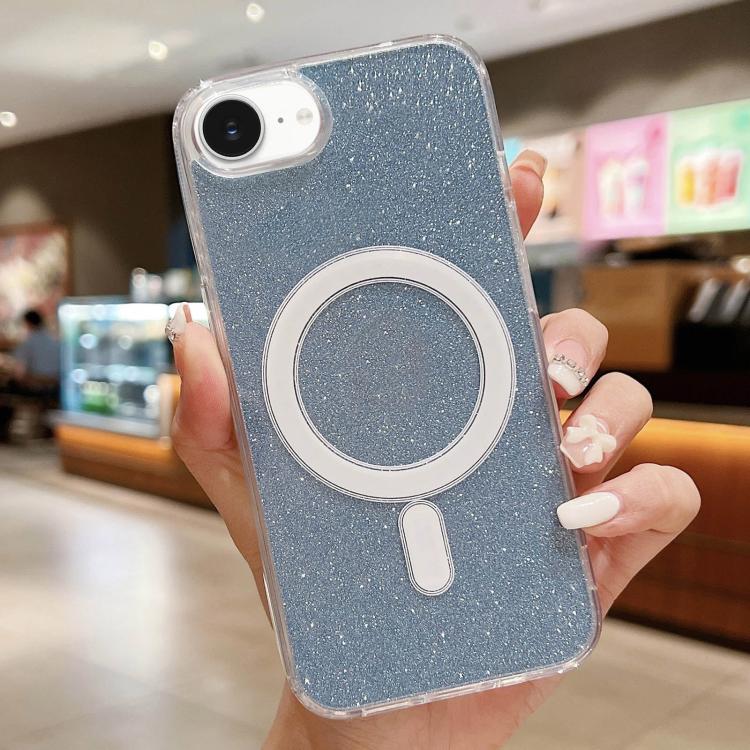 Custodia per telefono MagSafe in acrilico trasparente glitterato, For iPhone 17e / 16e, For iPhone 17 Pro Max, For iPhone 17 Pro, For iPhone 17