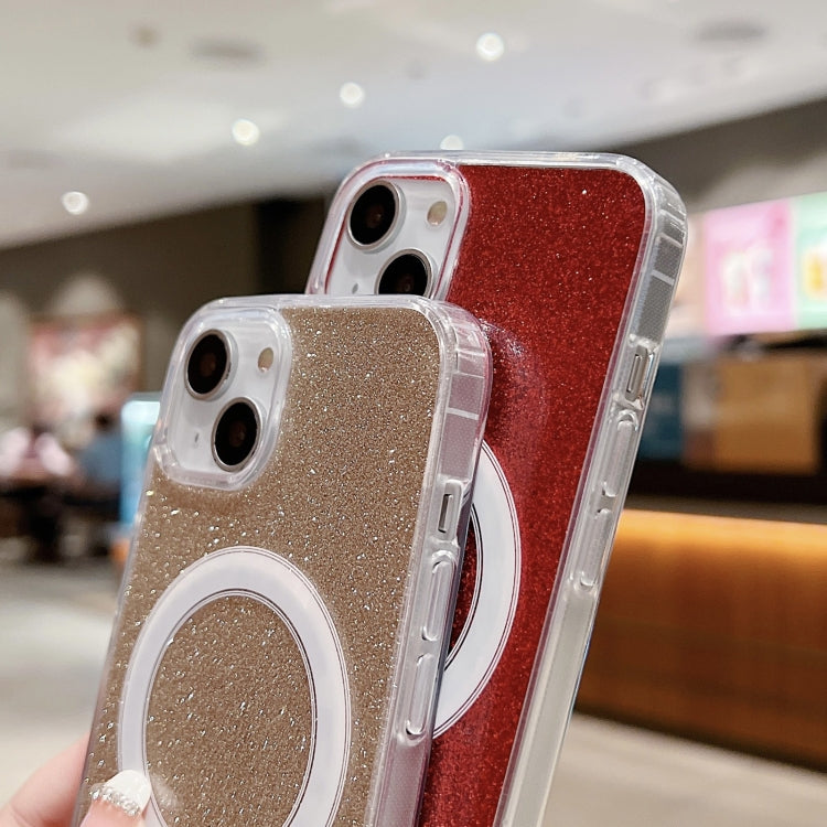 Custodia per telefono MagSafe in acrilico trasparente glitterato, For iPhone 14 Pro Max, For iPhone 13 Pro Max, For iPhone 13 Pro, For iPhone 13