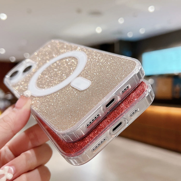 Custodia per telefono MagSafe in acrilico trasparente glitterato, For iPhone 14 Pro Max, For iPhone 13 Pro Max, For iPhone 13 Pro, For iPhone 13