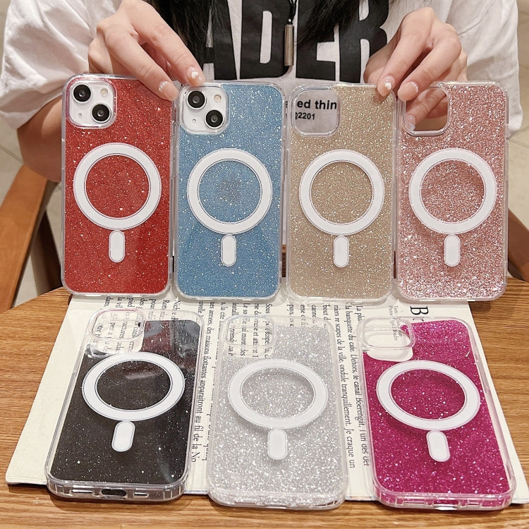 Custodia per telefono MagSafe in acrilico trasparente glitterato, For iPhone 14 Pro Max, For iPhone 13 Pro Max, For iPhone 13 Pro, For iPhone 13