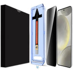Pellicola in vetro temperato per la privacy LK Easy Install, For Samsung Galaxy S25 5G, For Samsung Galaxy S25+ 5G, For Samsung Galaxy S25 Ultra 5G, For Samsung Galaxy S24 FE 5G, For Samsung Galaxy S24 Ultra 5G, For Samsung Galaxy S24+ 5G              ...