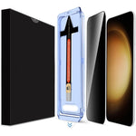 Pellicola in vetro temperato per la privacy LK Easy Install, For Samsung Galaxy S25 5G, For Samsung Galaxy S25+ 5G, For Samsung Galaxy S25 Ultra 5G, For Samsung Galaxy S24 FE 5G, For Samsung Galaxy S24 Ultra 5G, For Samsung Galaxy S24+ 5G              ...