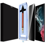 Pellicola in vetro temperato per la privacy LK Easy Install, For Samsung Galaxy S25 5G, For Samsung Galaxy S25+ 5G, For Samsung Galaxy S25 Ultra 5G, For Samsung Galaxy S24 FE 5G, For Samsung Galaxy S24 Ultra 5G, For Samsung Galaxy S24+ 5G              ...