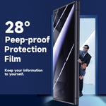 Pellicola in vetro temperato per la privacy LK Easy Install, For Samsung Galaxy S25 5G, For Samsung Galaxy S25+ 5G, For Samsung Galaxy S25 Ultra 5G, For Samsung Galaxy S24 FE 5G, For Samsung Galaxy S24 Ultra 5G, For Samsung Galaxy S24+ 5G              ...