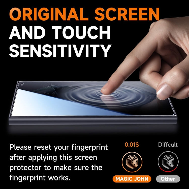 Pellicola in vetro temperato per la privacy LK Easy Install, For Samsung Galaxy S25 5G, For Samsung Galaxy S25+ 5G, For Samsung Galaxy S25 Ultra 5G, For Samsung Galaxy S24 FE 5G, For Samsung Galaxy S24 Ultra 5G, For Samsung Galaxy S24+ 5G              ...
