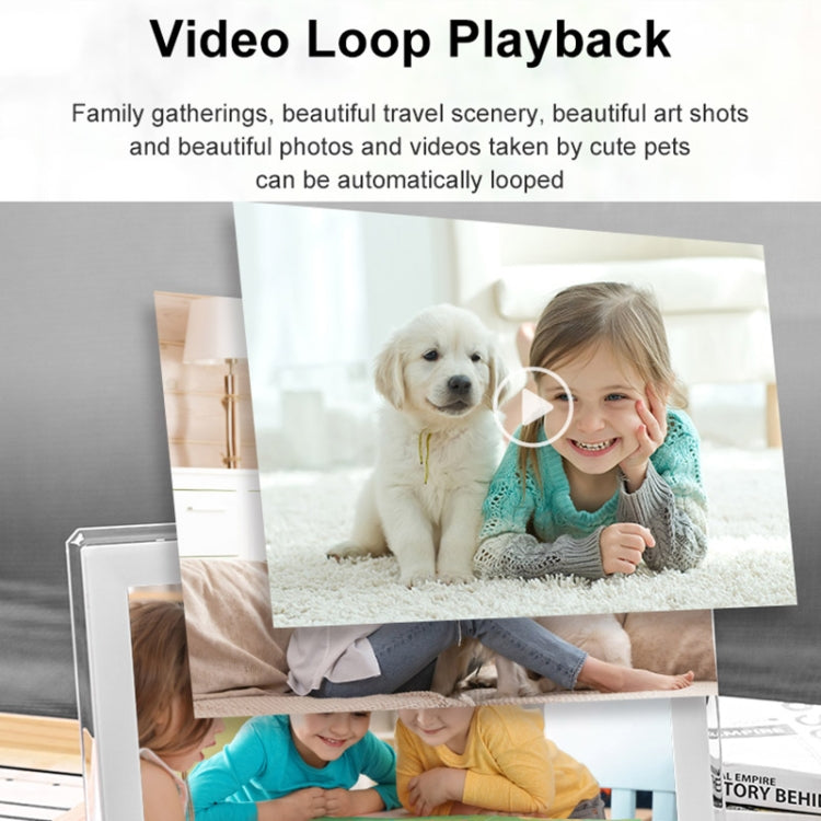 Schermo IPS da 15,6 pollici, cornice digitale per foto a nuvola, macchina pubblicitaria a LED montata a parete, US Plug, UK Plug, EU Plug, AU Plug