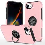 Custodia per telefono con supporto magnetico ad anello in TPU ibrido PC, For iPhone 18 Pro, For iPhone 18 Pro Max, For iPhone 17e / 16e