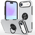 Custodia per telefono con supporto magnetico ad anello in TPU ibrido PC, For iPhone 16 Pro Max, For iPhone 16 Pro, For iPhone 16 Plus