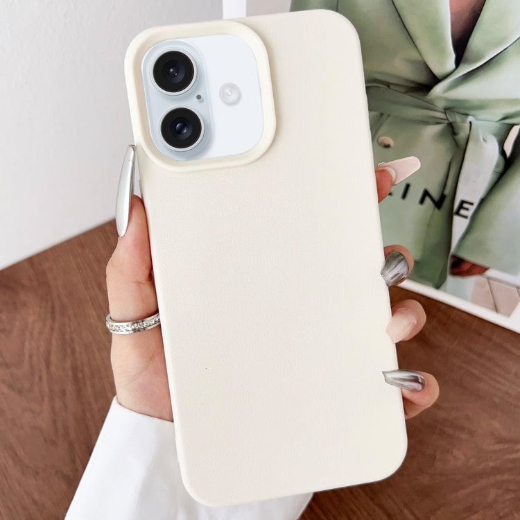Custodia TPU con texture pelle per iPhone 16 Pro