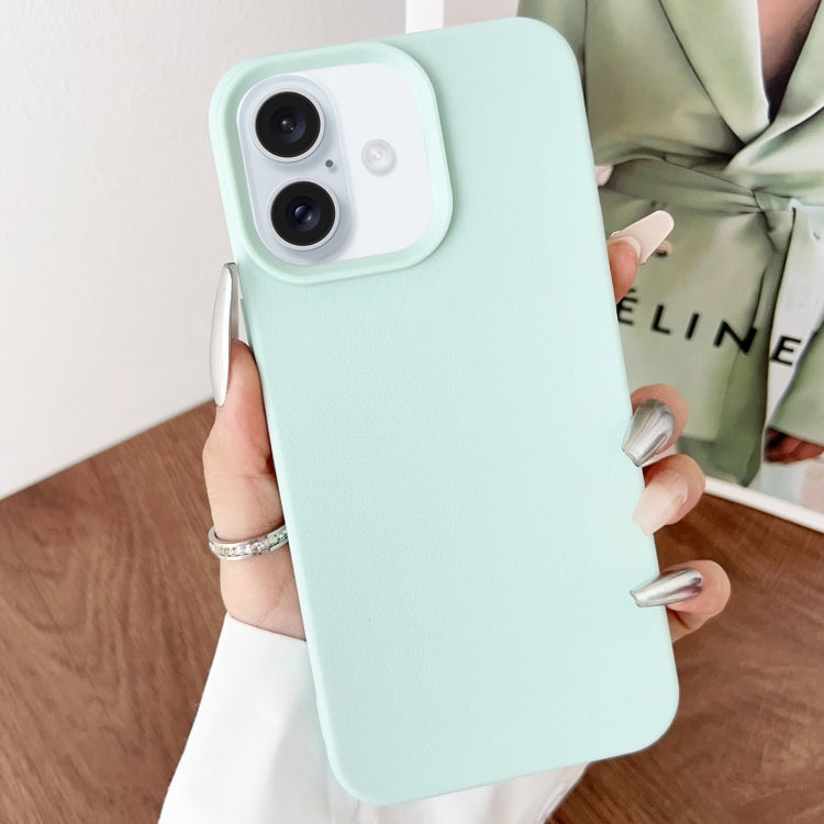 Custodia TPU con texture pelle per iPhone 16 Pro