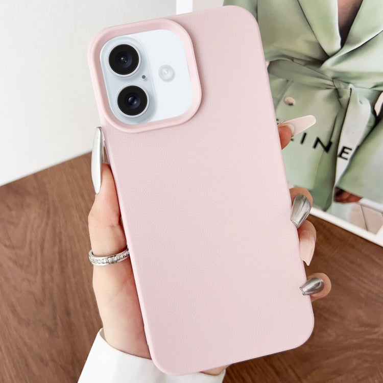 Custodia TPU con texture pelle per iPhone 16 Pro